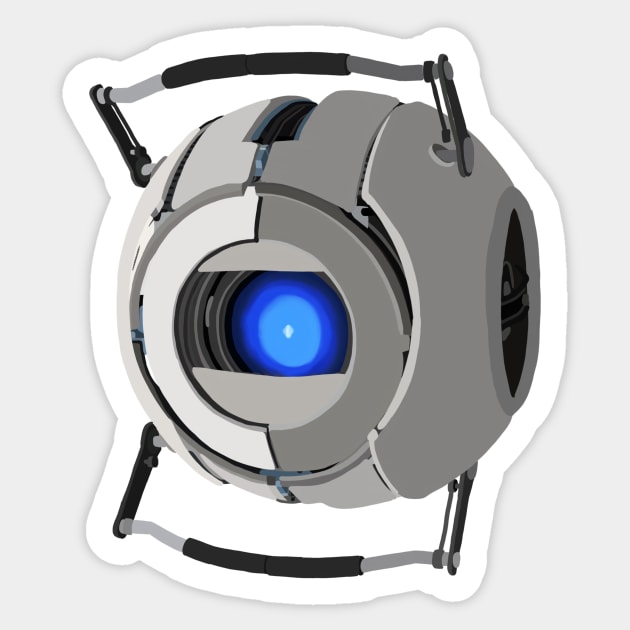 Wheatley Sticker by KiwiBugDraws